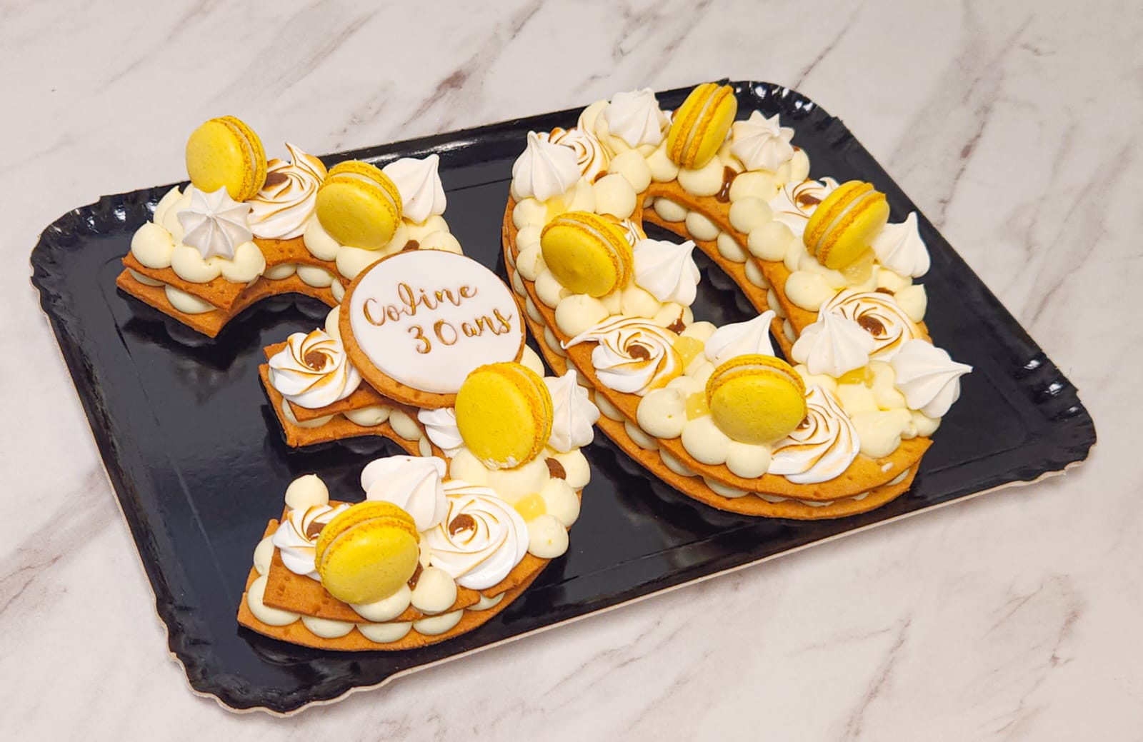 Number cake citron