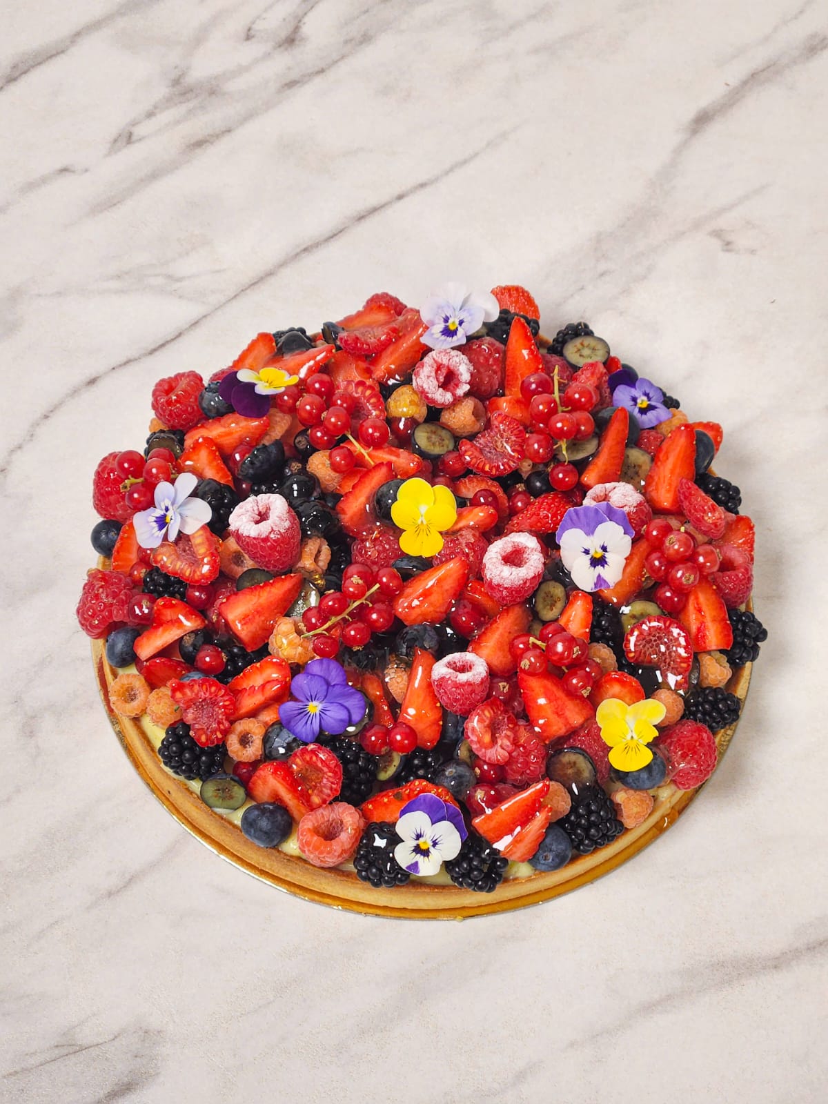 Tarte aux fruits rouges